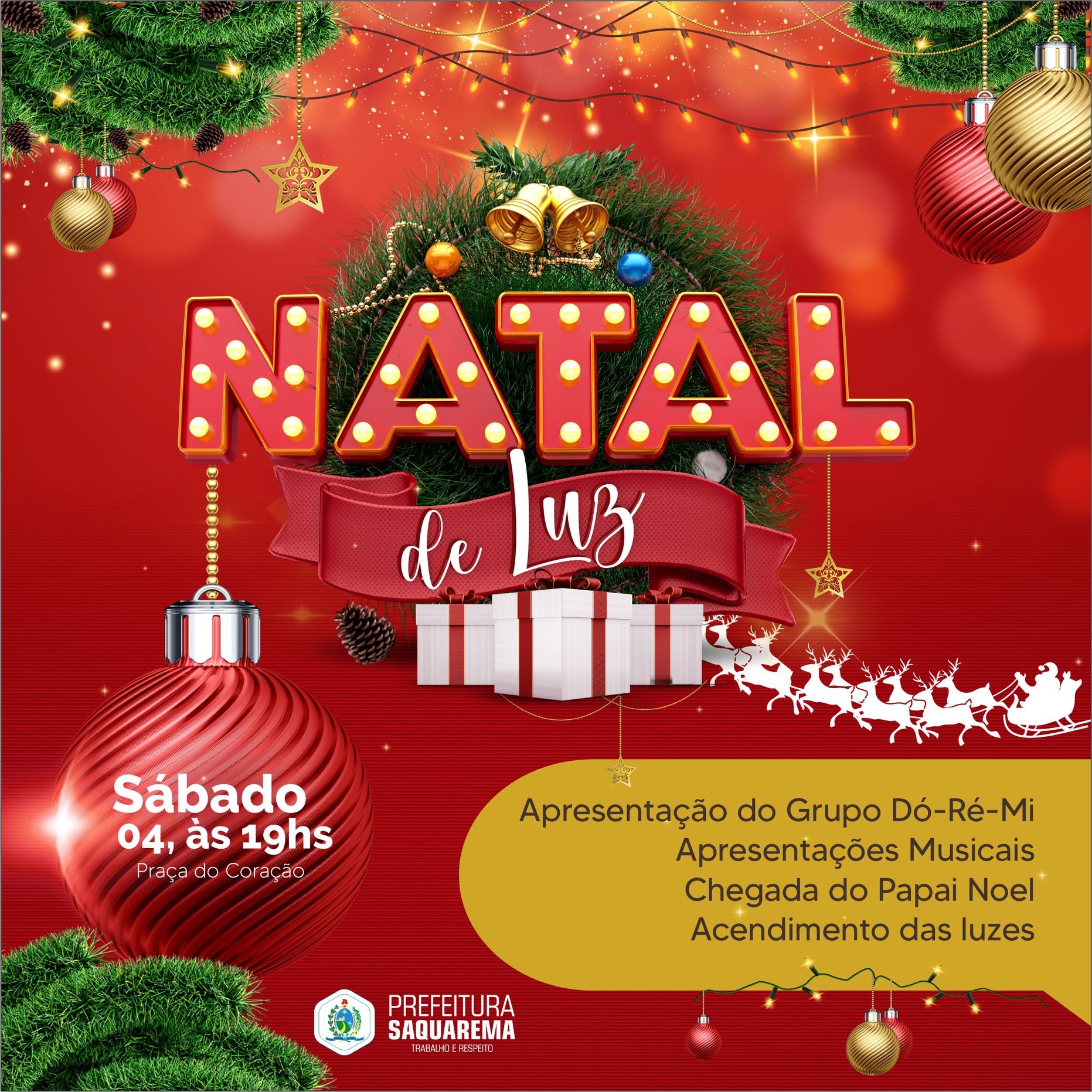 Natal de Luz 2021 encantará Saquarema - Prefeitura de Saquarema Natal de Luz 2021 encantará Saquarema - Prefeitura de Saquarema