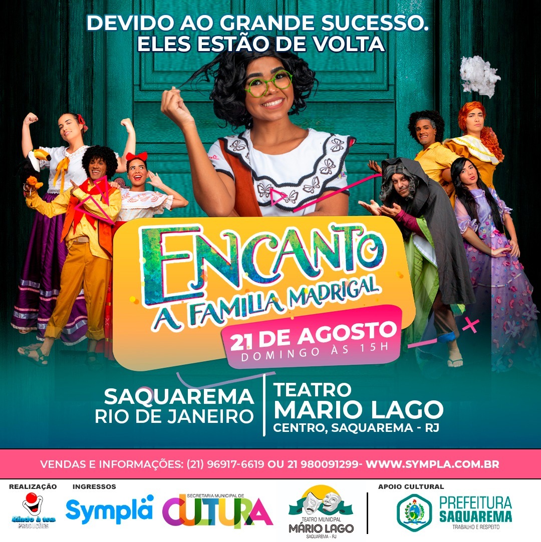 Essa Família é um Encanto Festival de Férias - Cheque Teatro